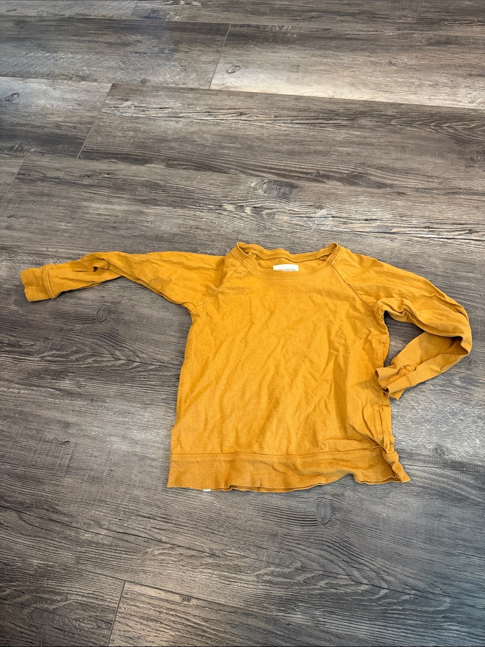 Mini Mioche Mustard Yellow Kids Long Sleeve Top